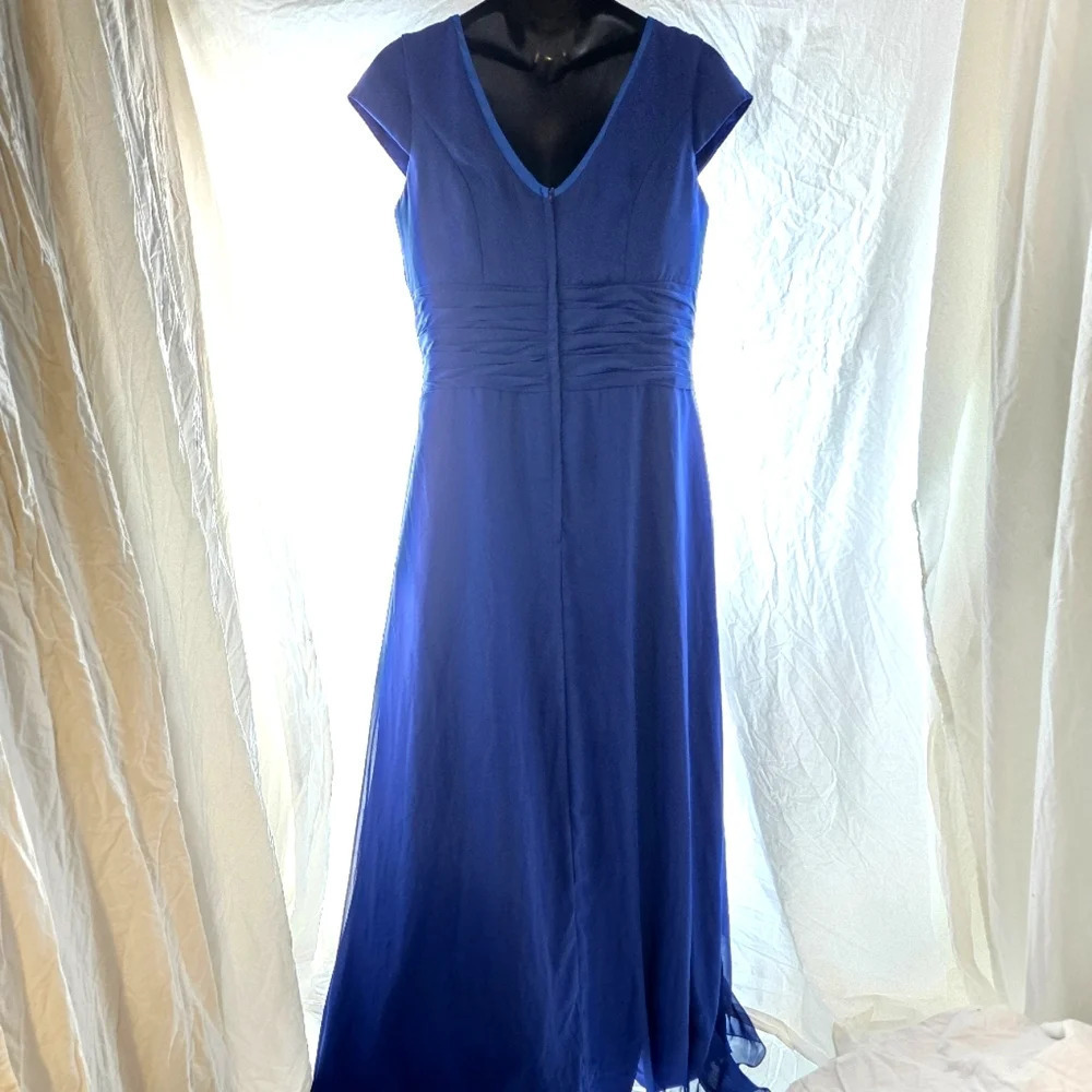 Gorgeous Blue Goddess Dress NWT - Picture 8 of 16